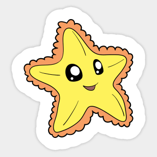 Kawaii starfish Sticker